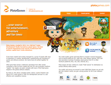 Tablet Screenshot of platagames.com